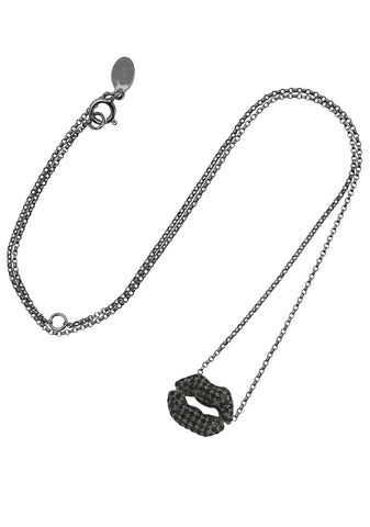 Medium Bliss Kiss Leather Choker