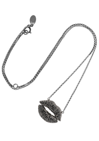 Medium Bliss Kiss Leather Choker