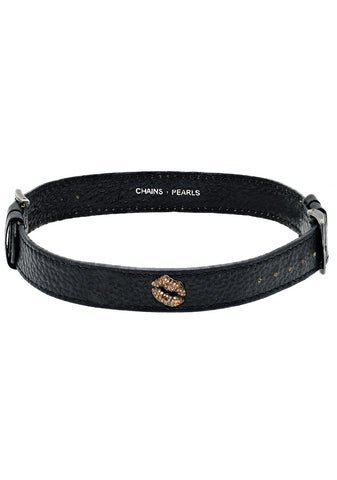 Medium Bliss Kiss Leather Bracelet