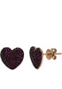 Bliss Heart studs