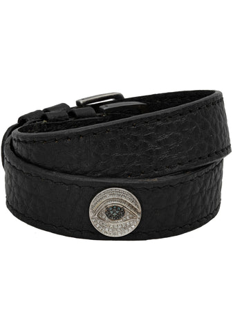 Big Thirdeye Leather Bracelet